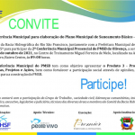 Convite – 2ª Conferência Municipal Presencial do PMSB de Olivença